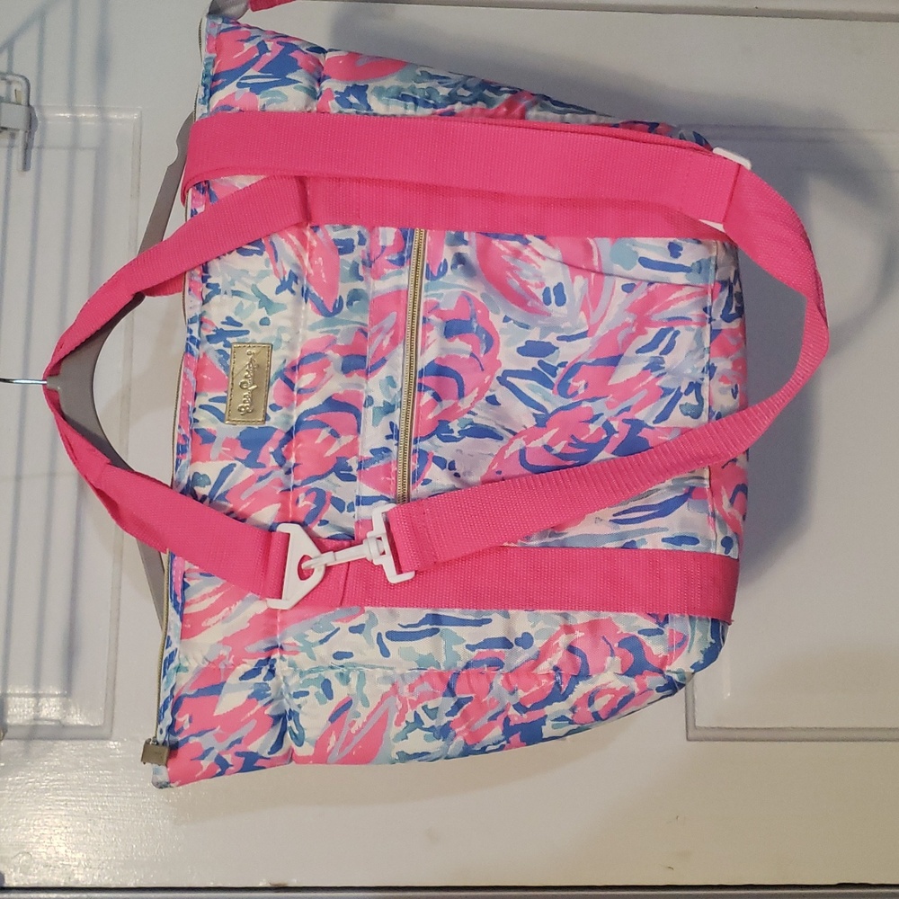 Lilly Pulitzer Vibrant Pink and Blue Cooler Bag